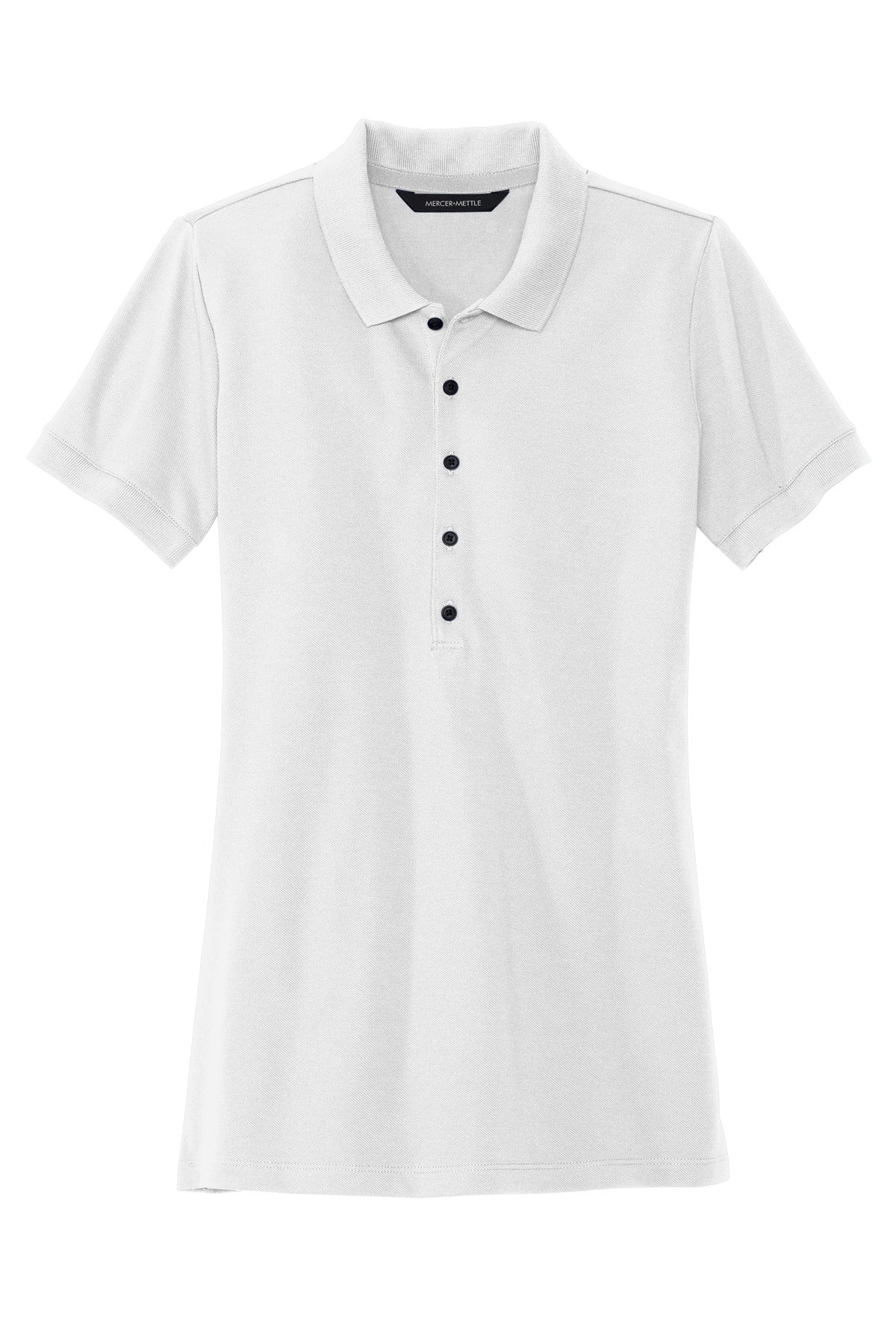 Custom Embroidered Mercer+Mettle Polos/Knits in White