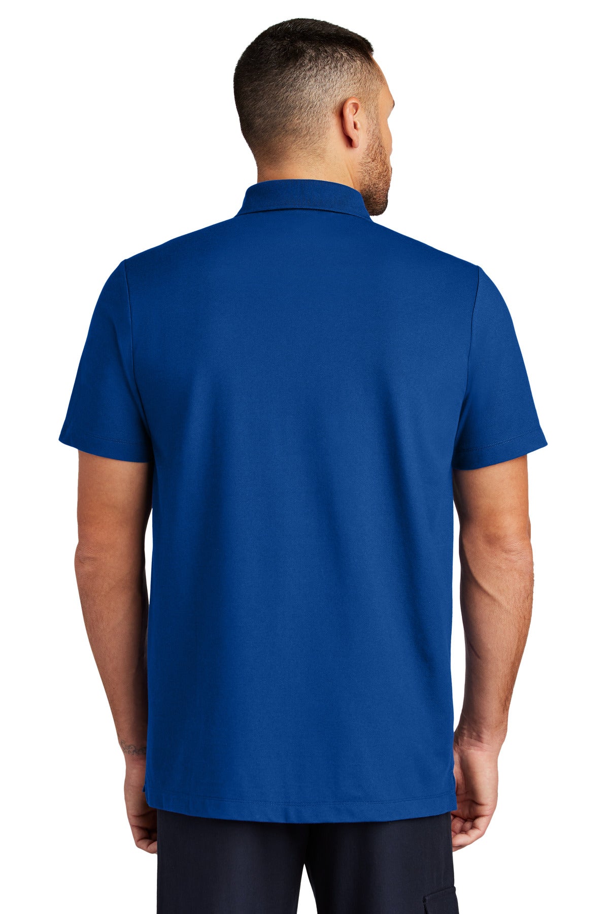 Custom Embroidered Mercer+Mettle Stretch Pique Polo MM1004,Blue Note