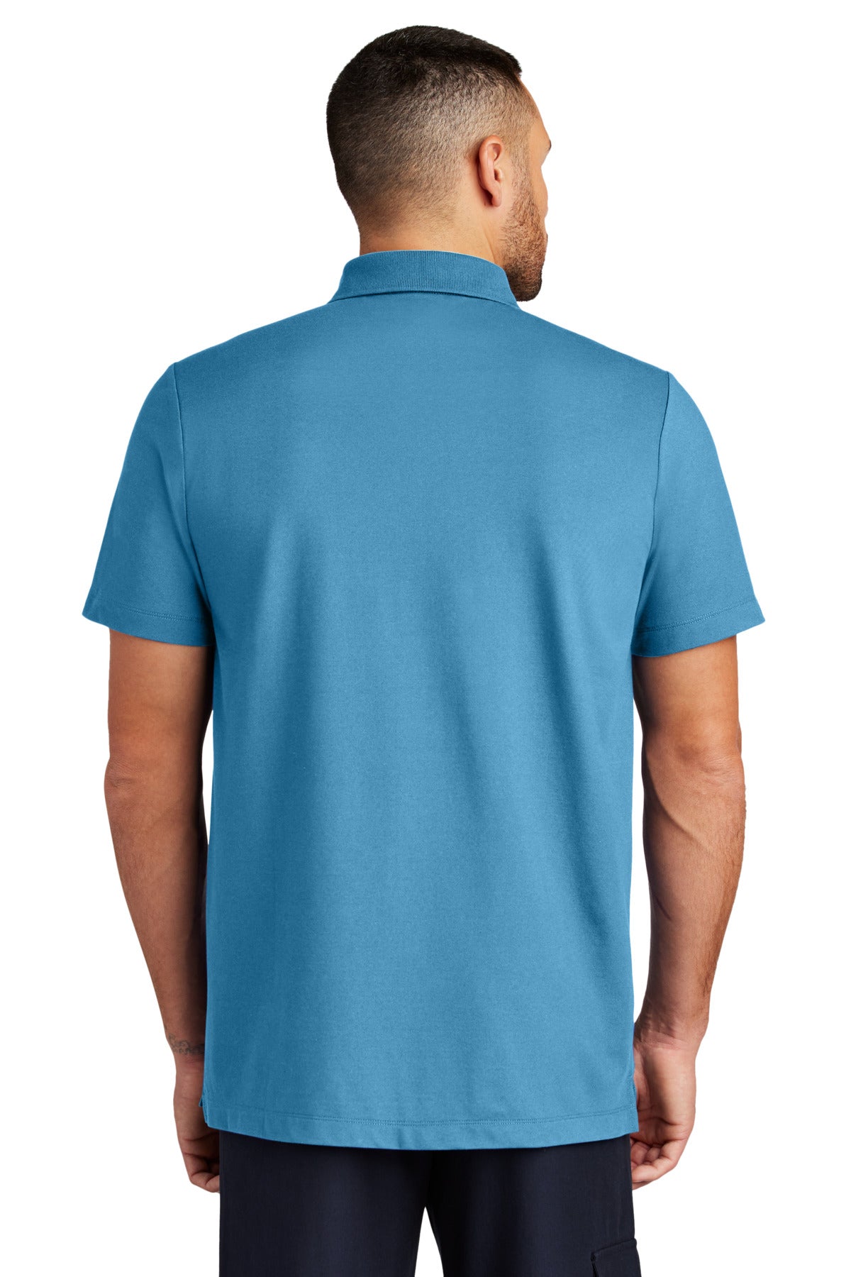 Custom Embroidered Mercer+Mettle Stretch Pique Polo MM1004,Parisian Blue