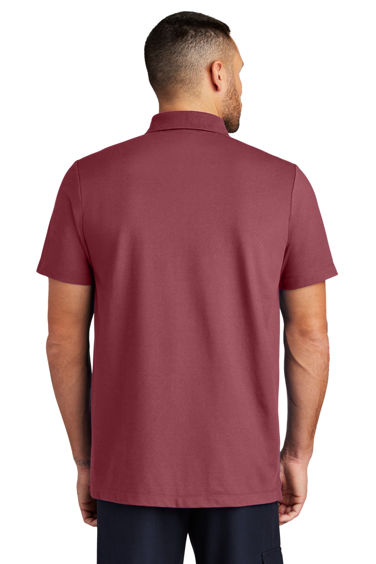 Custom Embroidered Mercer+Mettle Stretch Pique Polo MM1004,Rosewood
