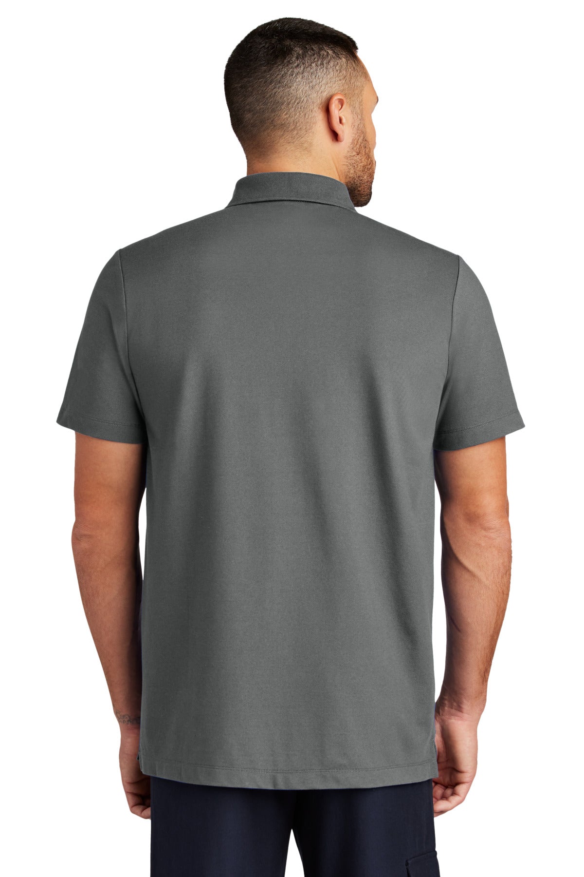Custom Embroidered Mercer+Mettle Stretch Pique Polo MM1004,Storm Grey