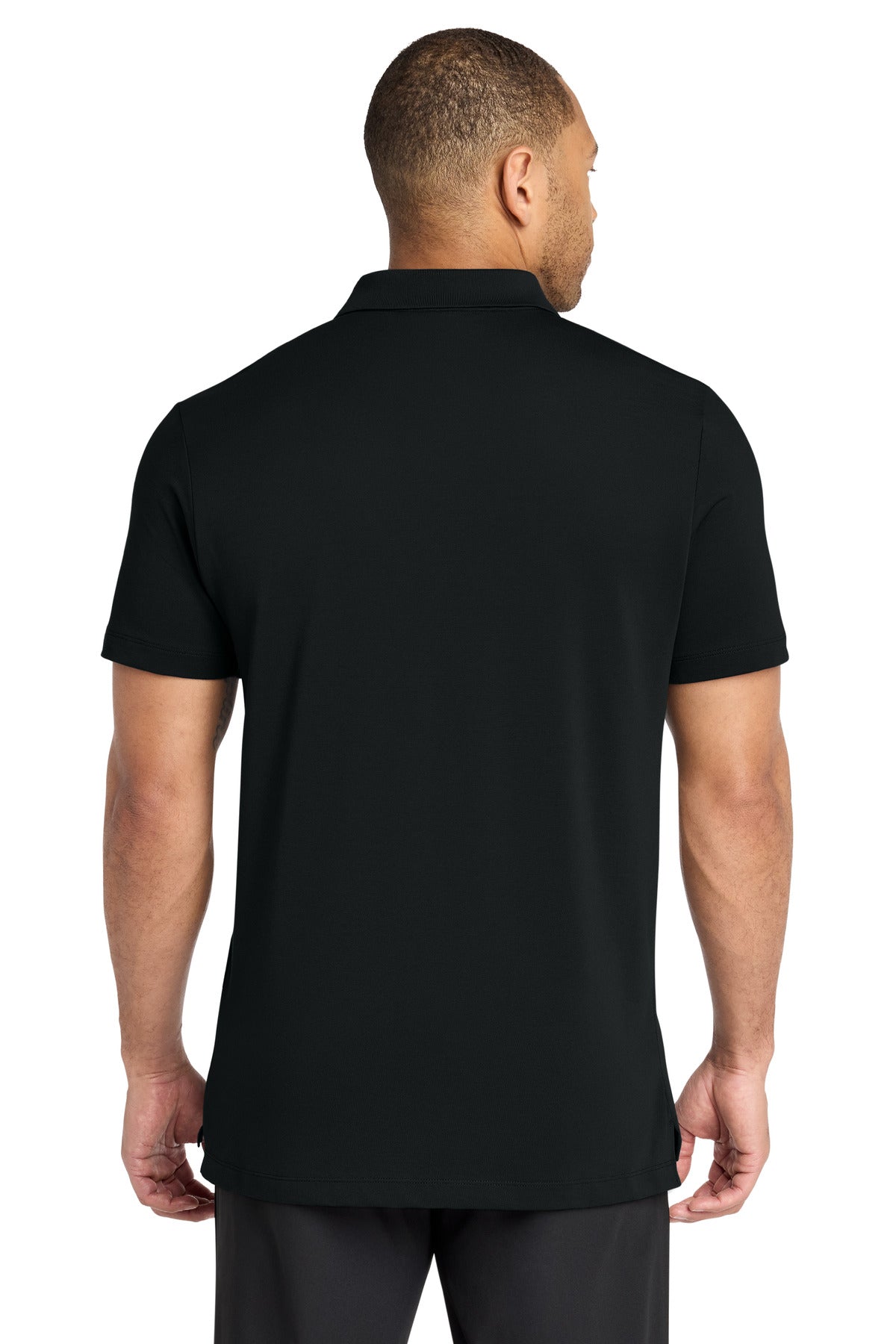 Custom Embroidered Mercer+Mettle Polos/Knits in Deep Black