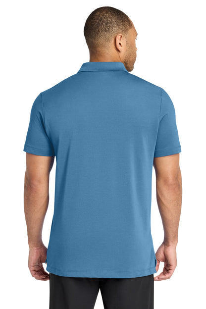 Custom Embroidered Mercer+Mettle Polos/Knits in Parisian Blue