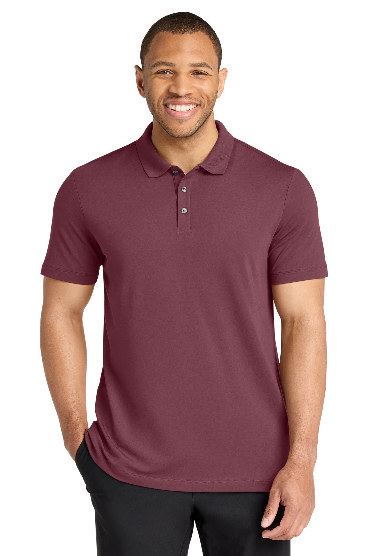 Custom Embroidered Mercer+Mettle Polos/Knits in Rosewood