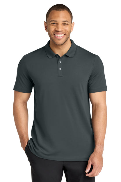 Custom Embroidered Mercer+Mettle Polos/Knits in Storm Grey