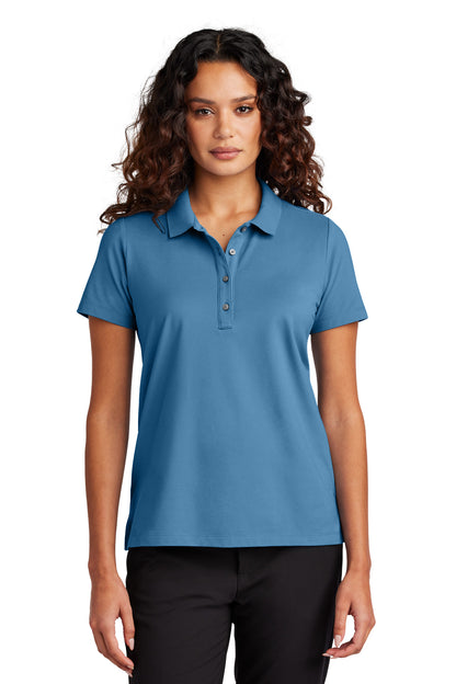Custom Embroidered Mercer+Mettle Polos/Knits in Parisian Blue