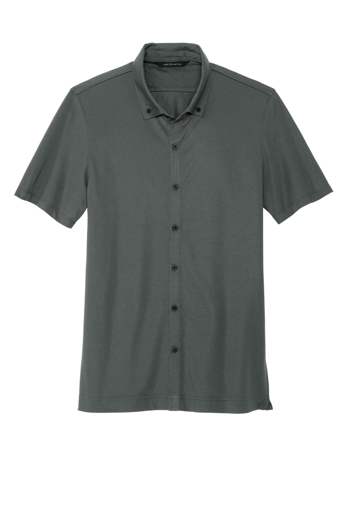 Custom Embroidered Mercer+Mettle Polos/Knits in Anchor Grey