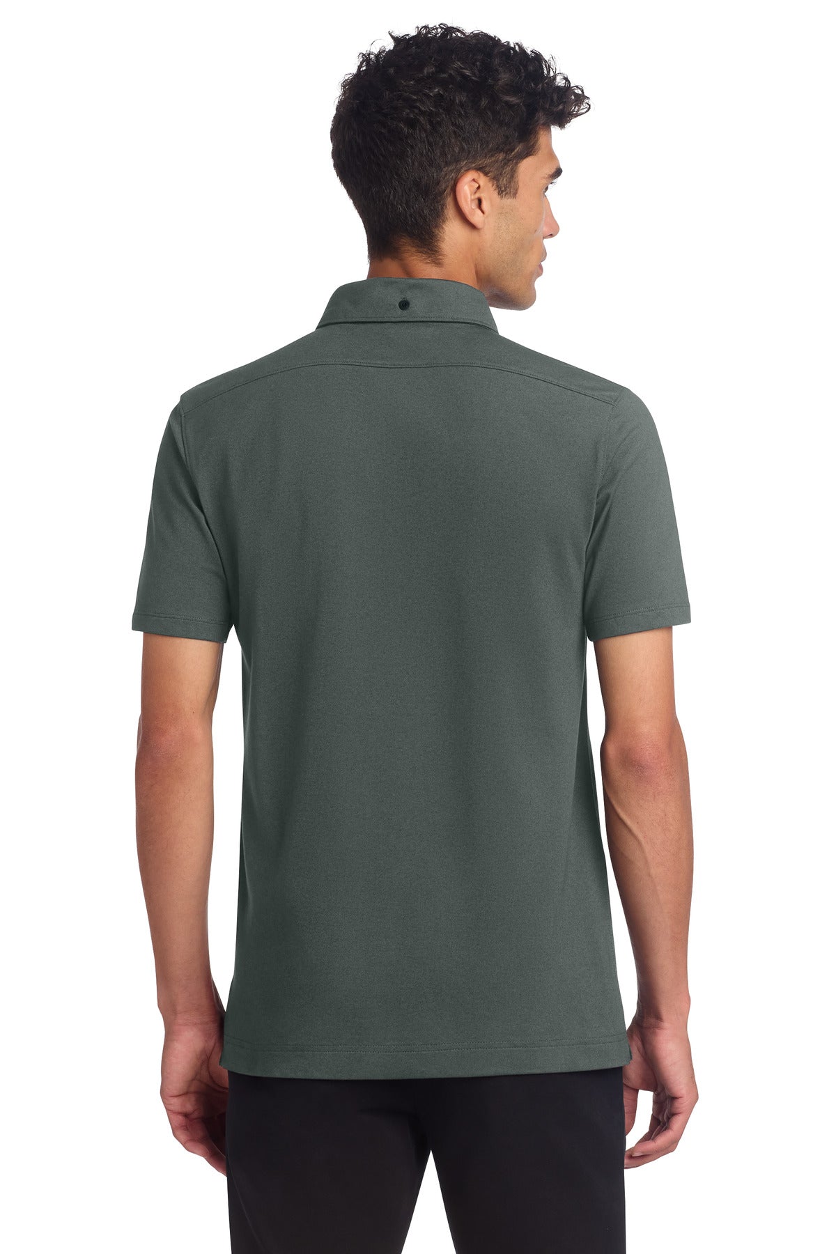Custom Embroidered Mercer+Mettle Polos/Knits in Anchor Grey