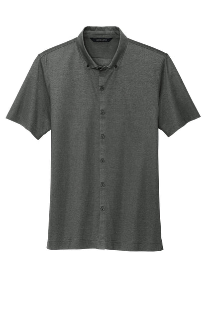 Custom Embroidered Mercer+Mettle Polos/Knits in Anchor Grey Heather