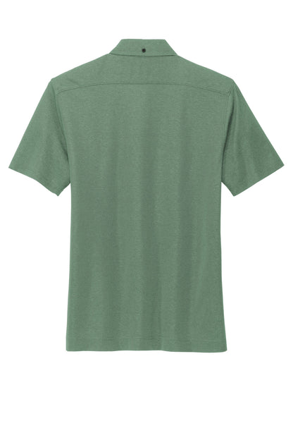 Custom Embroidered Mercer+Mettle Polos/Knits in Sage Heather