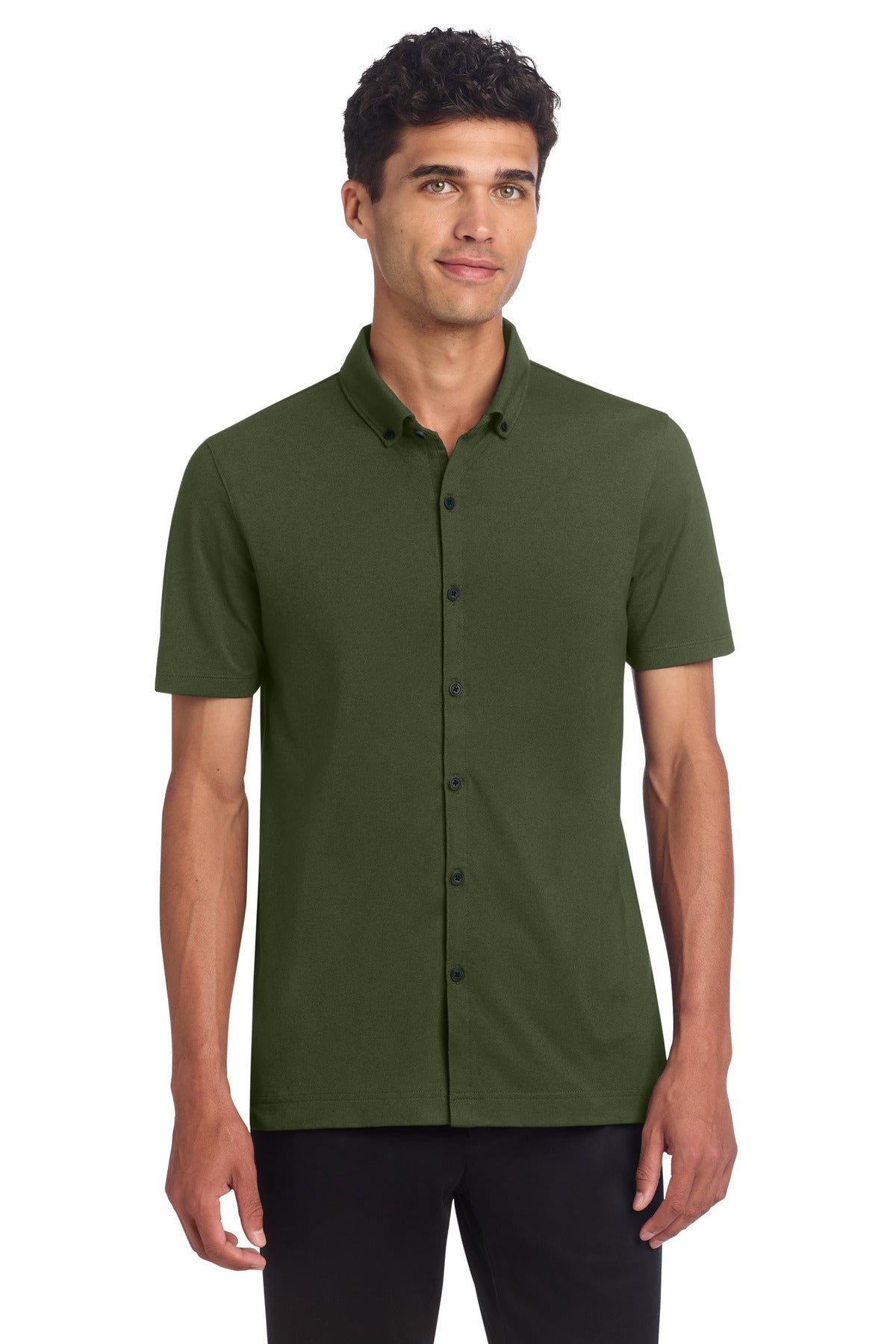 Custom Embroidered Mercer+Mettle Polos/Knits in Townsend Green