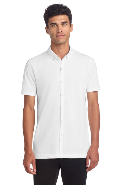 Custom Embroidered Mercer+Mettle Polos/Knits in White