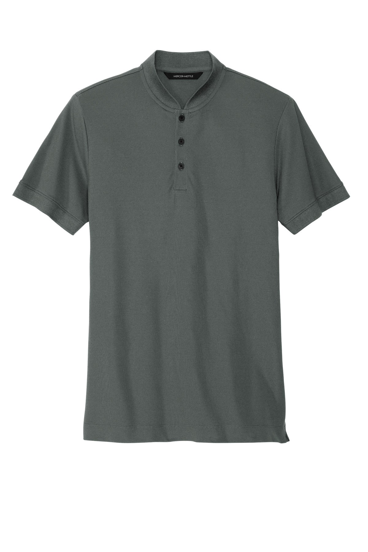 Custom Embroidered Mercer+Mettle Polos/Knits in Anchor Grey