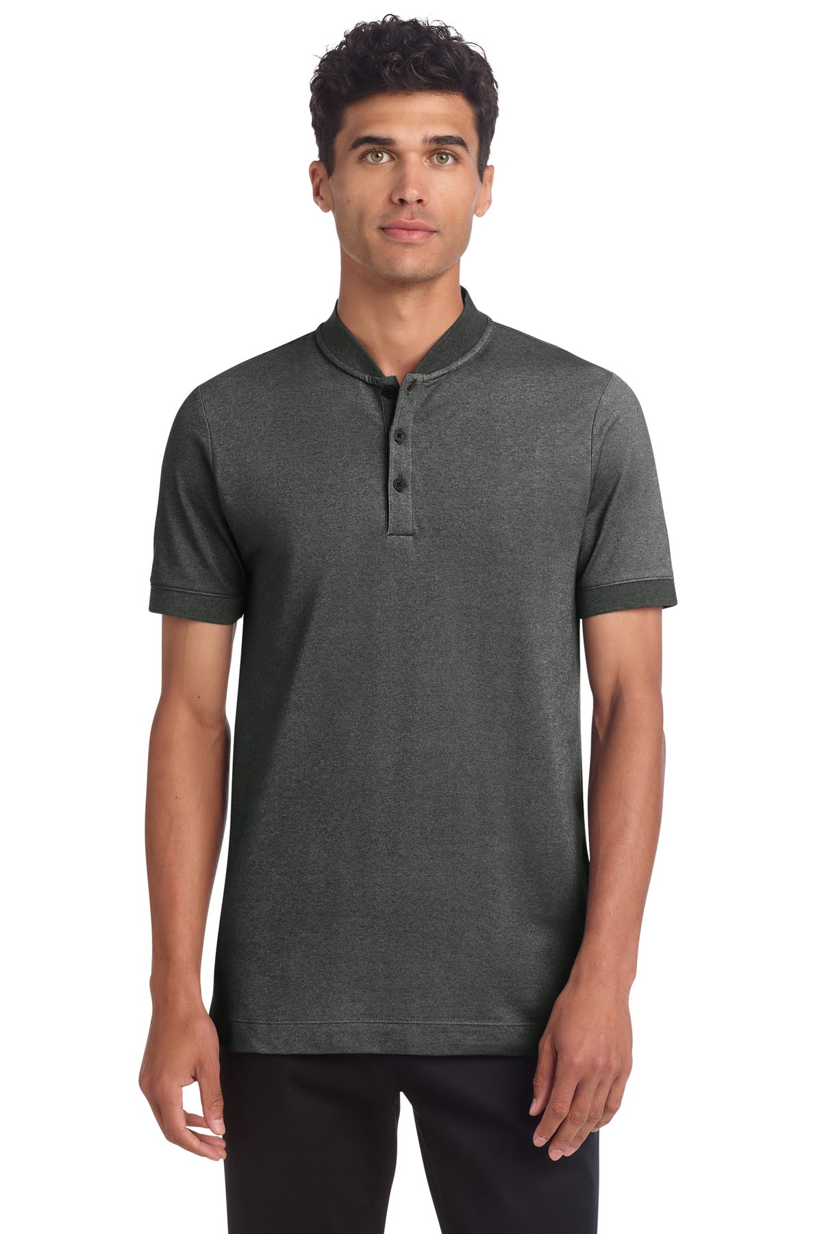 Custom Embroidered Mercer+Mettle Polos/Knits in Anchor Grey Heather