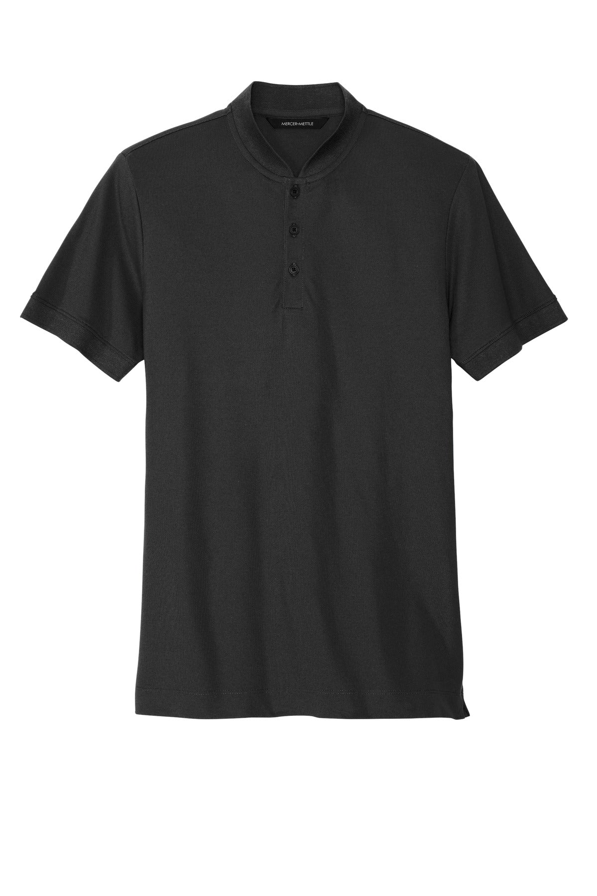 Custom Embroidered Mercer+Mettle Polos/Knits in Deep Black
