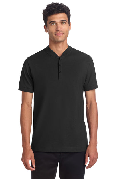 Custom Embroidered Mercer+Mettle Polos/Knits in Deep Black