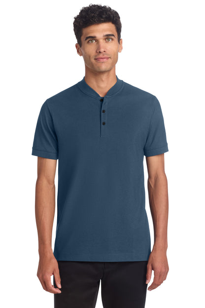 Custom Embroidered Mercer+Mettle Polos/Knits in Insignia Blue