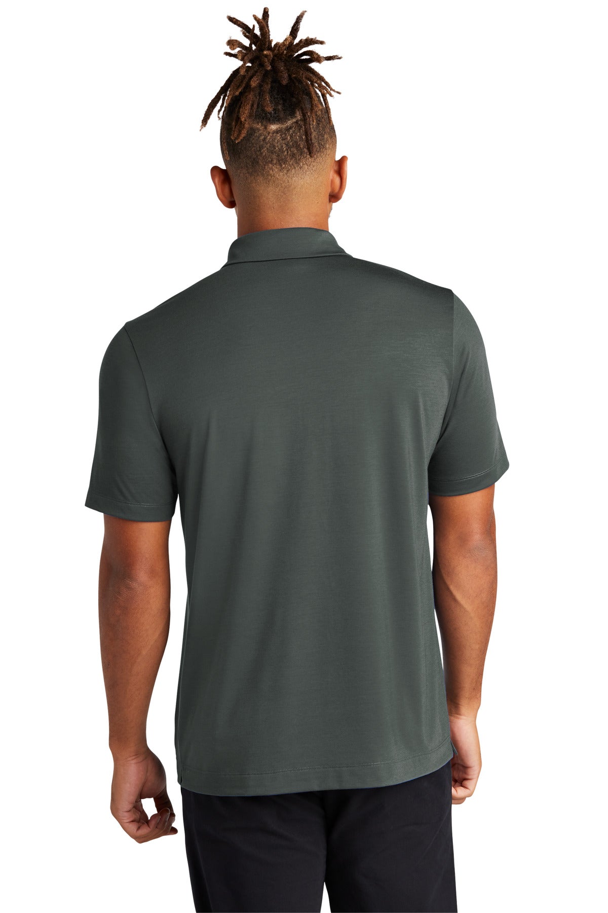 Custom Embroidered Mercer+Mettle Stretch Jersey Polo MM1014,Anchor Grey