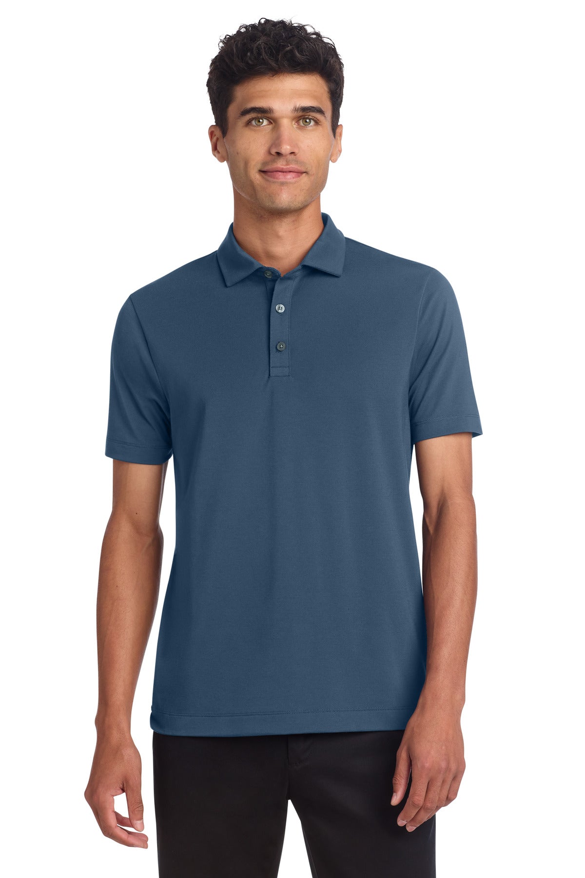 Custom Embroidered Mercer+Mettle Polos/Knits in Insignia Blue