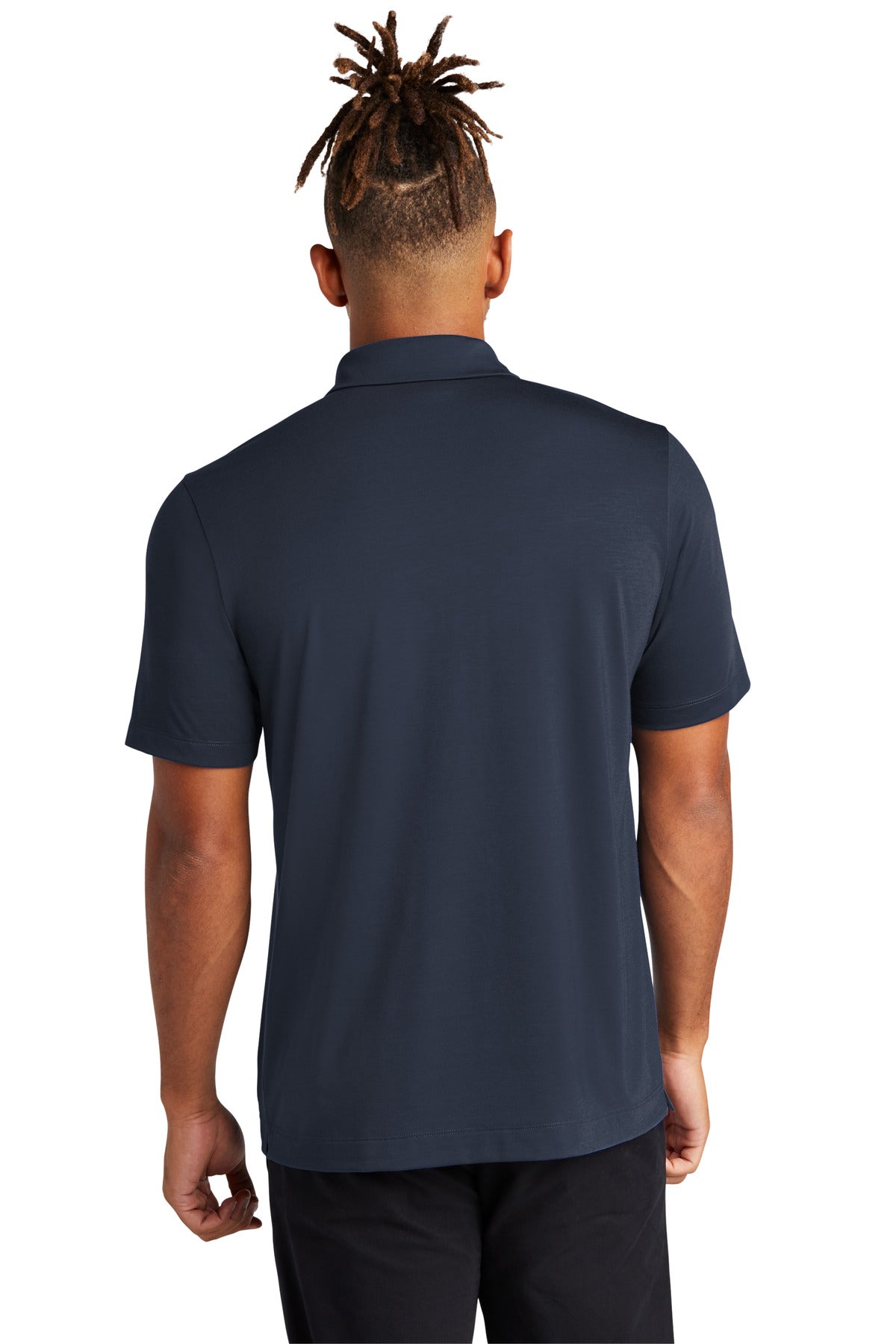 Custom Embroidered Mercer+Mettle Stretch Jersey Polo MM1014,Night Navy