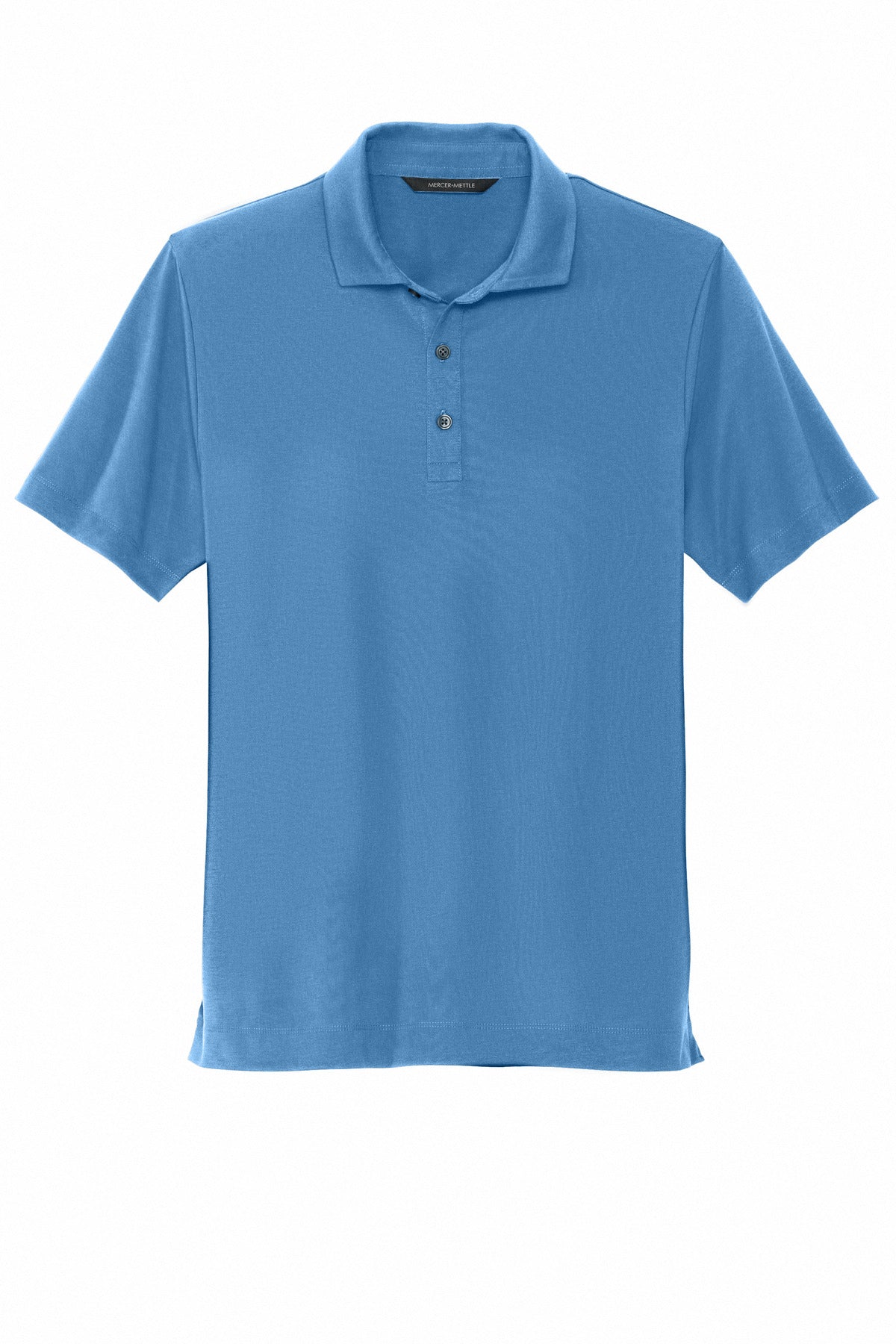 Custom Embroidered Mercer+Mettle Polos/Knits in Parisian Blue
