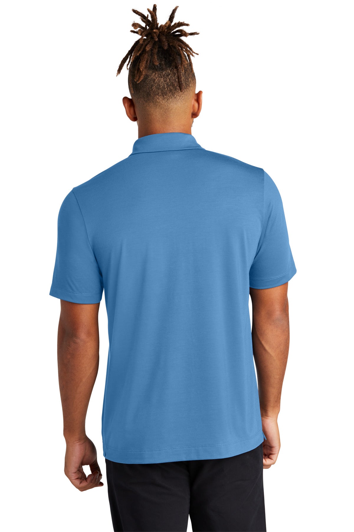 Custom Embroidered Mercer+Mettle Stretch Jersey Polo MM1014,Parisian Blue