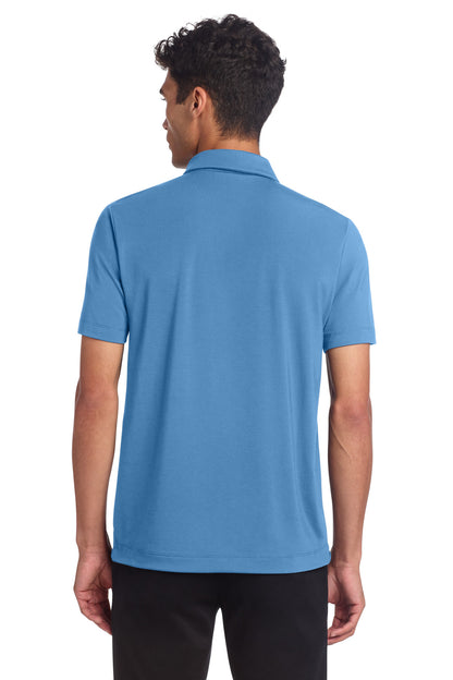 Custom Embroidered Mercer+Mettle Polos/Knits in Parisian Blue