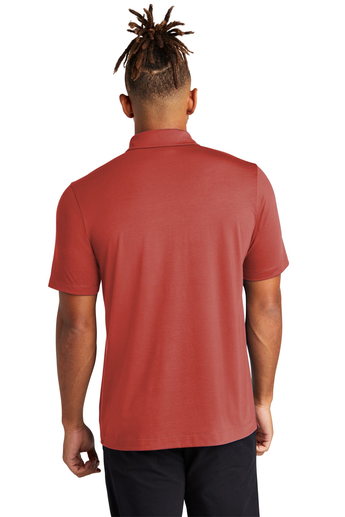 Custom Embroidered Mercer+Mettle Stretch Jersey Polo MM1014,Terracotta