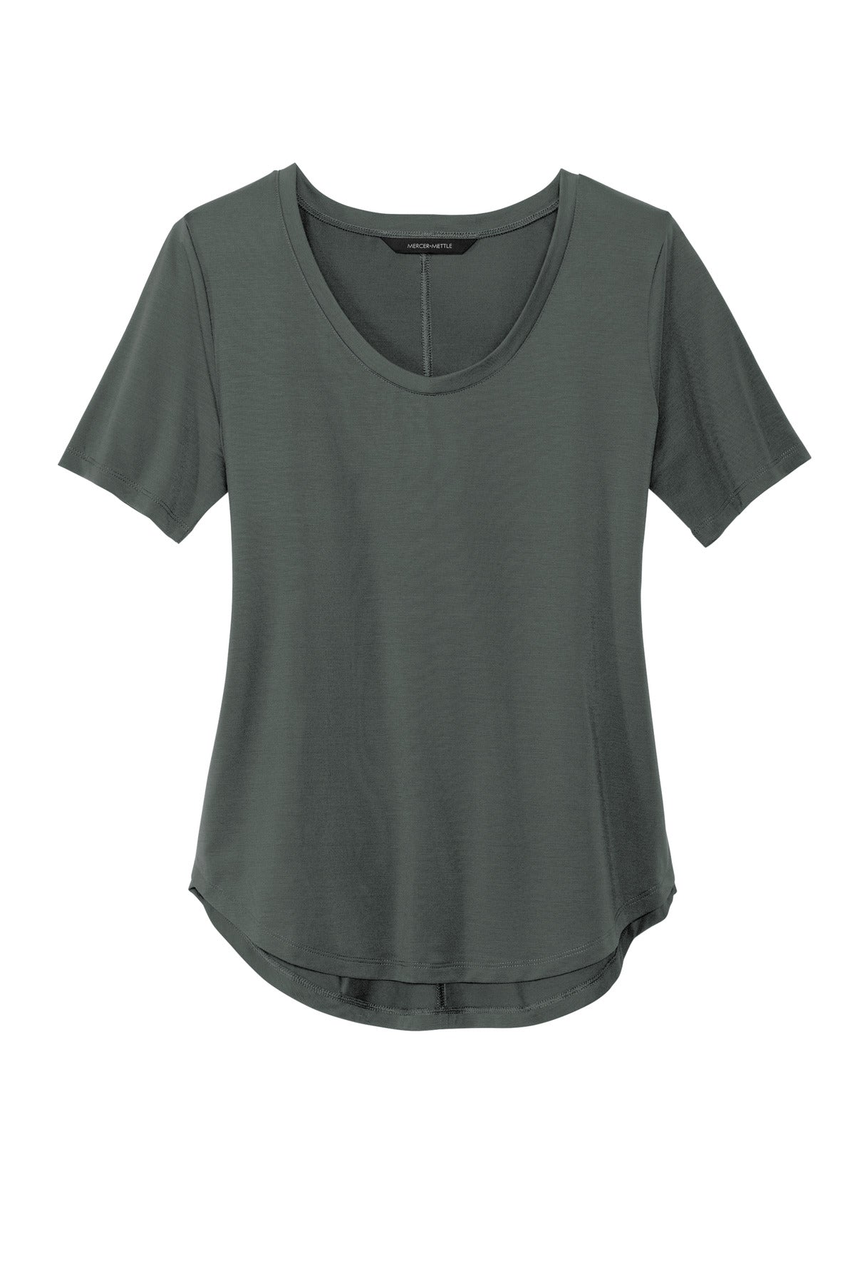 Custom Embroidered Mercer+Mettle T-Shirts  in Anchor Grey