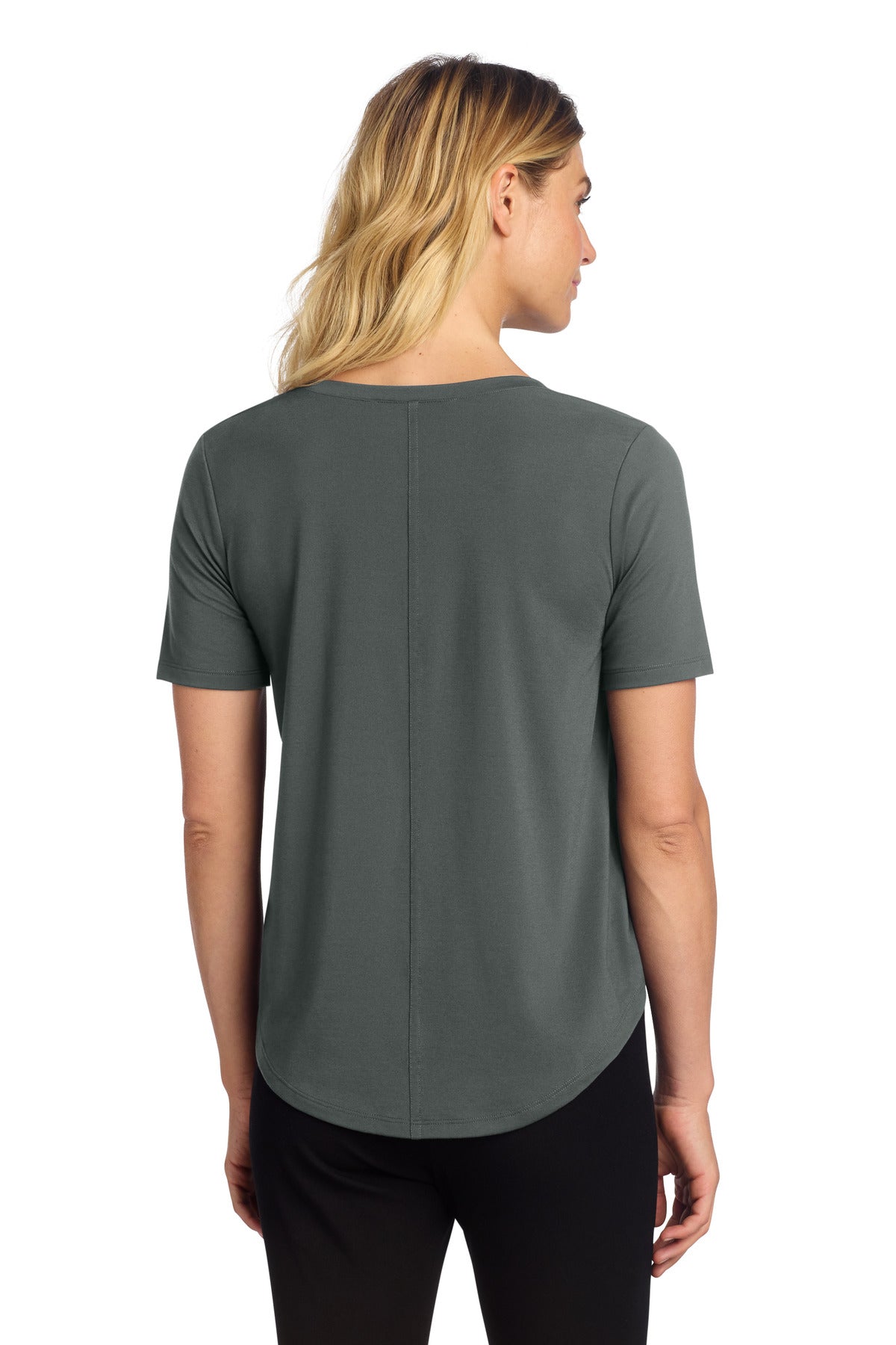 Custom Embroidered Mercer+Mettle T-Shirts  in Anchor Grey