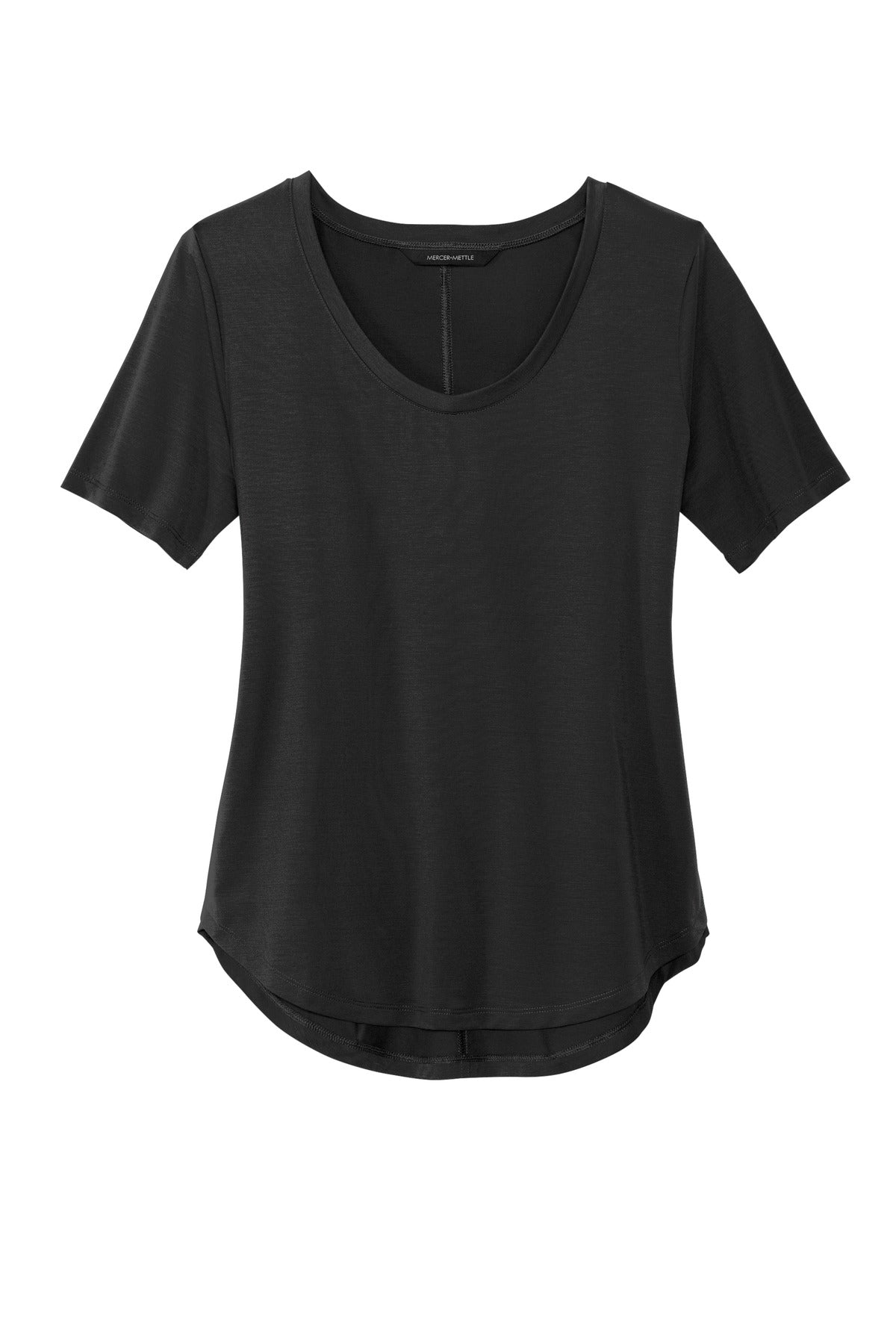 Custom Embroidered Mercer+Mettle T-Shirts  in Deep Black