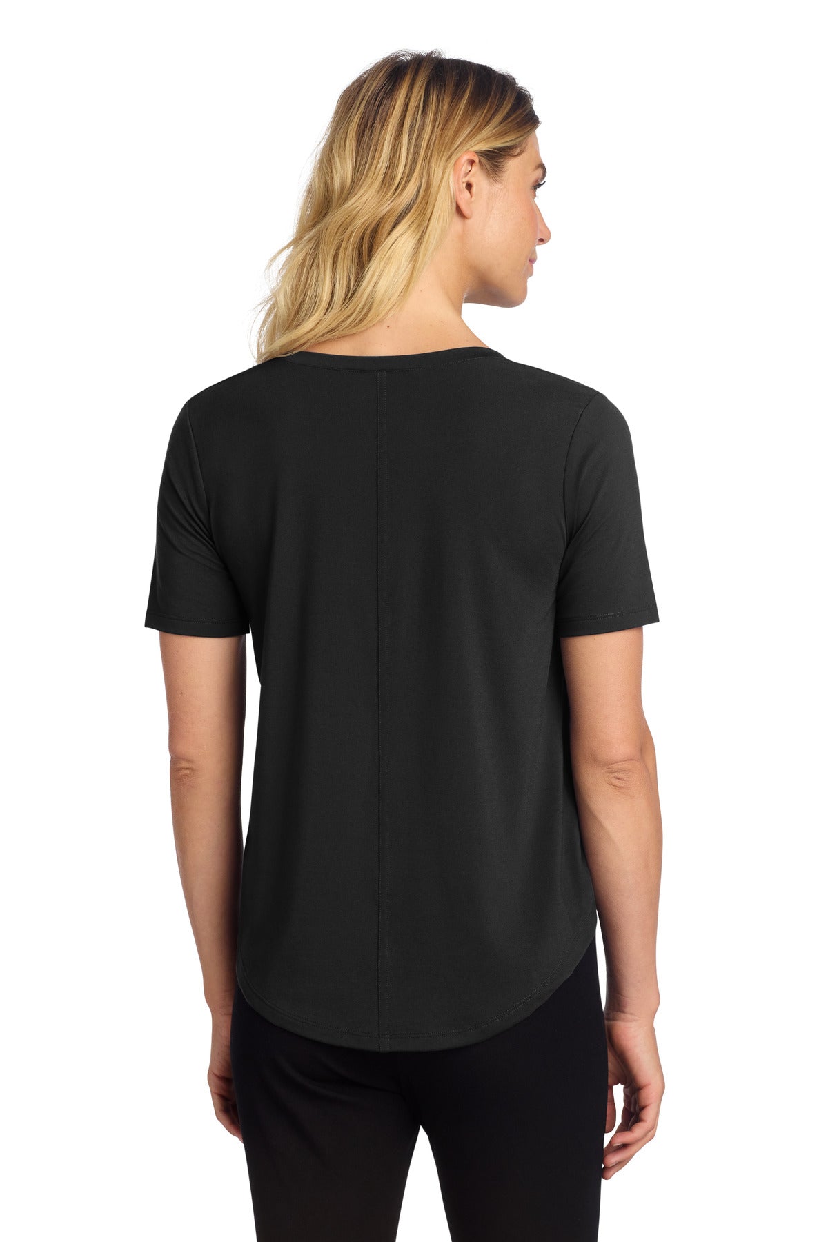Custom Embroidered Mercer+Mettle T-Shirts  in Deep Black