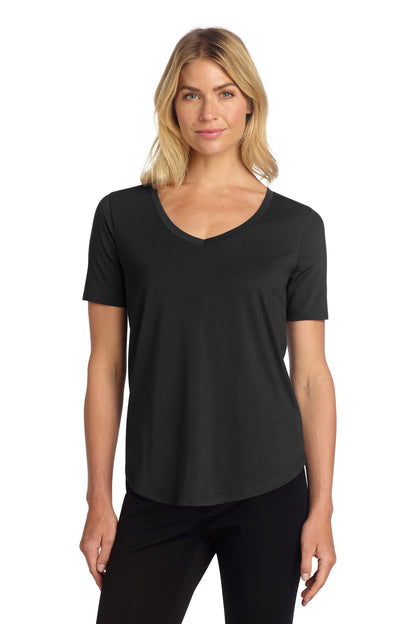 Custom Embroidered Mercer+Mettle T-Shirts  in Deep Black