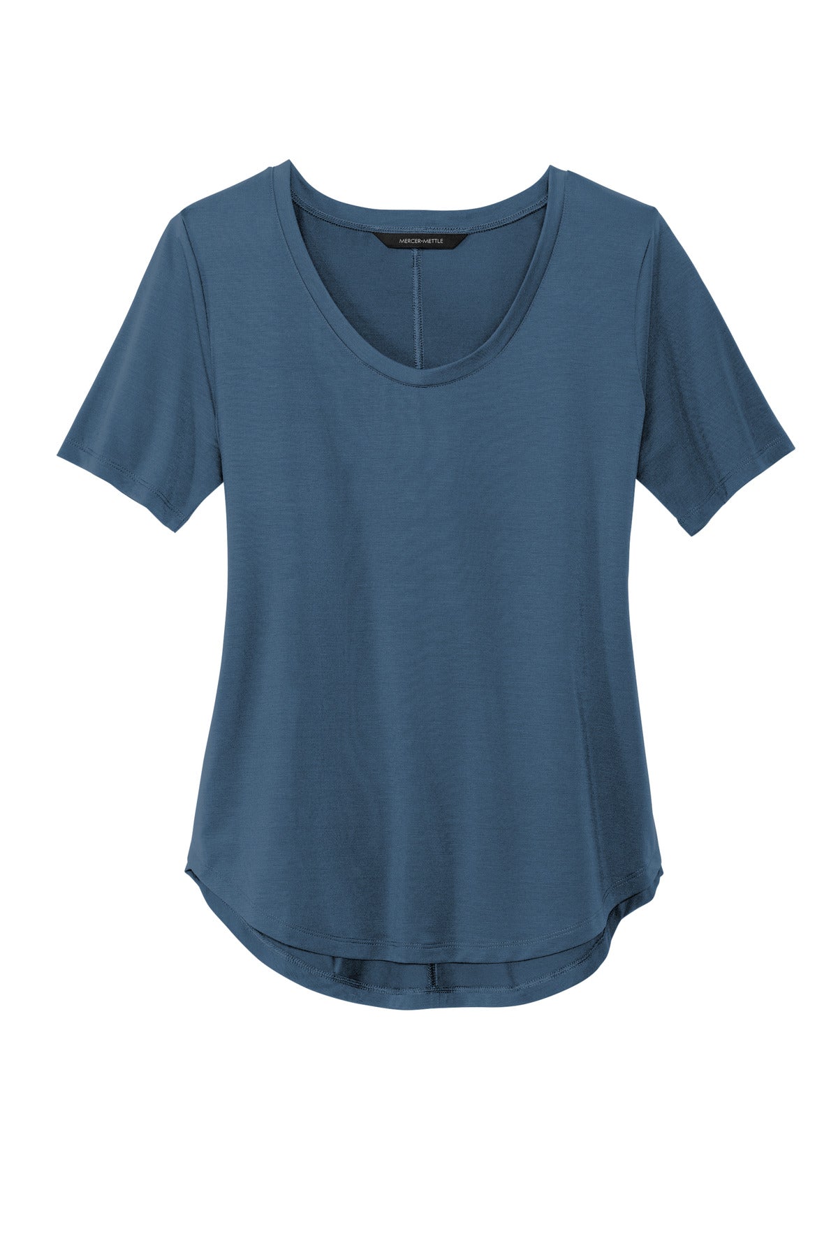 Custom Embroidered Mercer+Mettle T-Shirts  in Insignia Blue