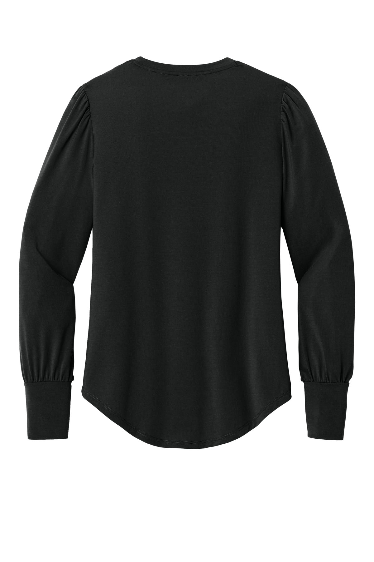 Mercer+Mettle Women's Stretch Jersey Long Sleeve Blouson Top MM1019