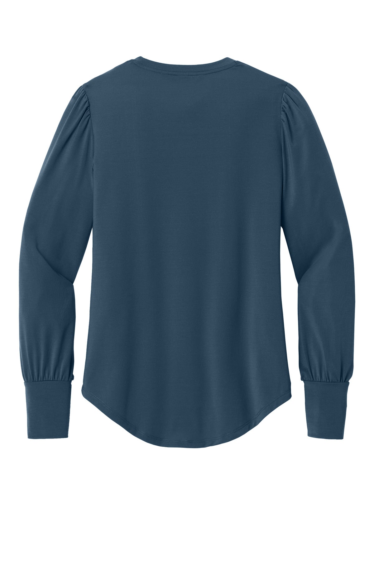 Mercer+Mettle Women's Stretch Jersey Long Sleeve Blouson Top MM1019