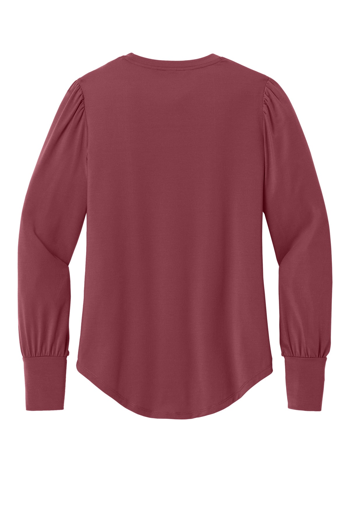 Mercer+Mettle Women's Stretch Jersey Long Sleeve Blouson Top MM1019