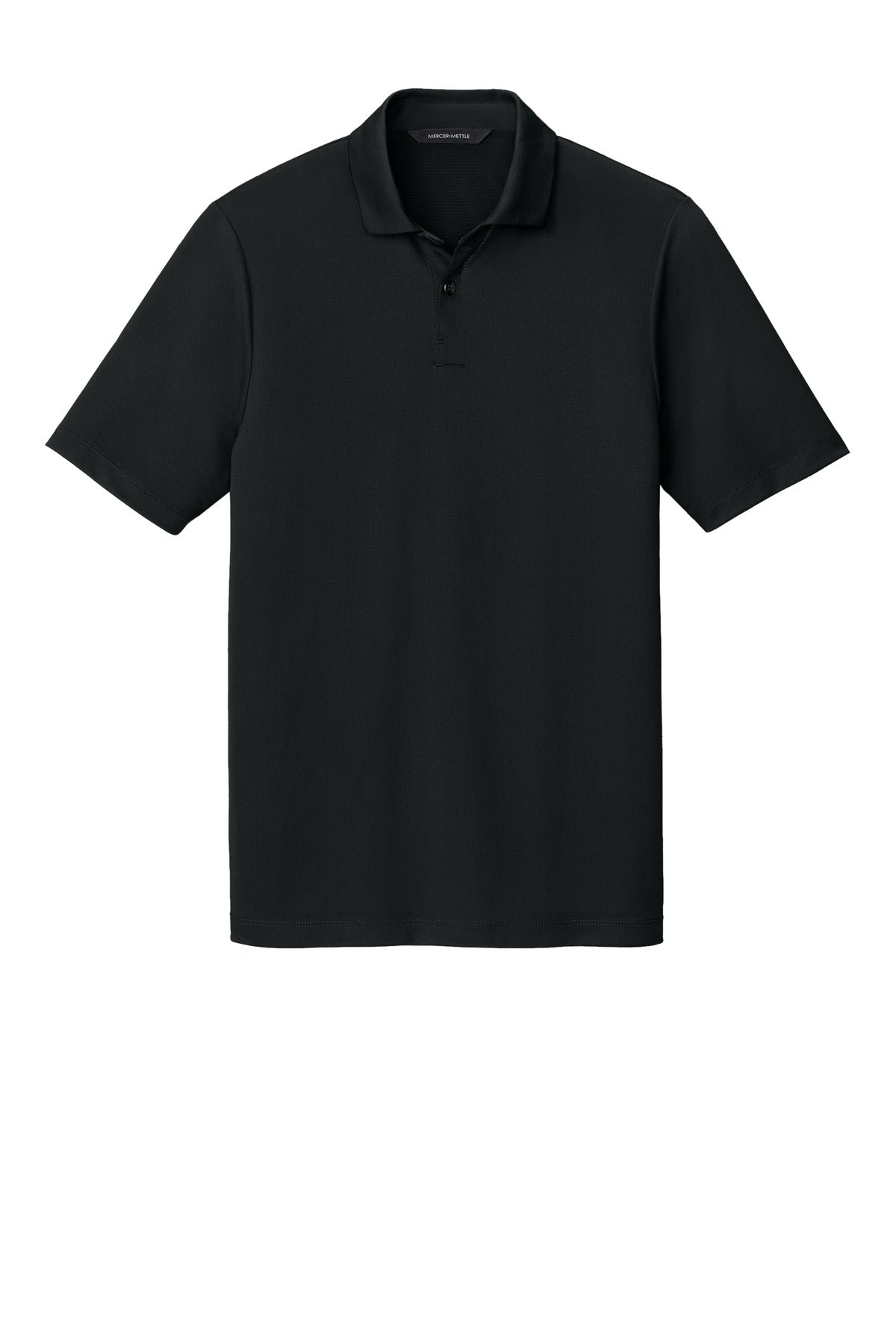 Custom Embroidered Mercer+Mettle Polos/Knits in Deep Black