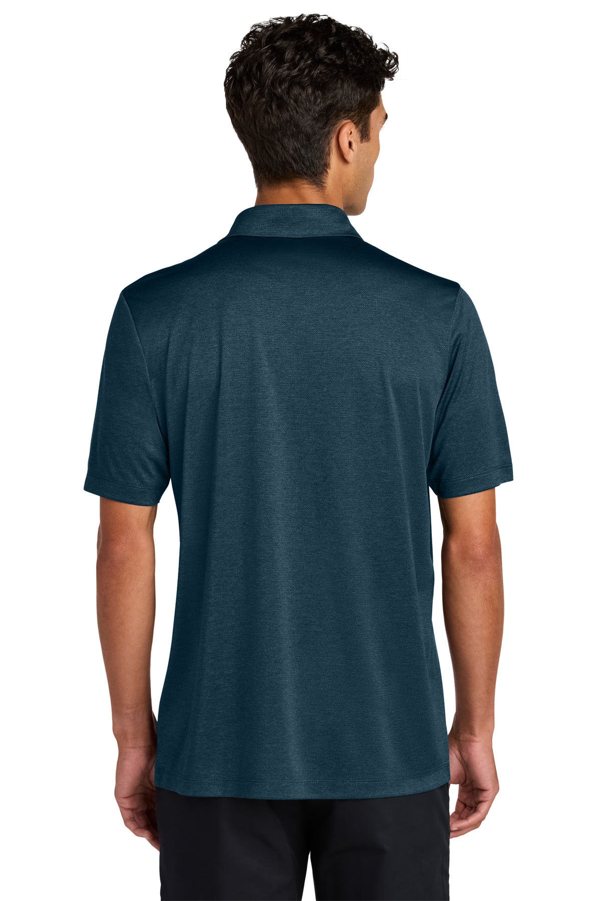 Custom Embroidered Mercer+Mettle Polos/Knits in Insignia Blue Heather