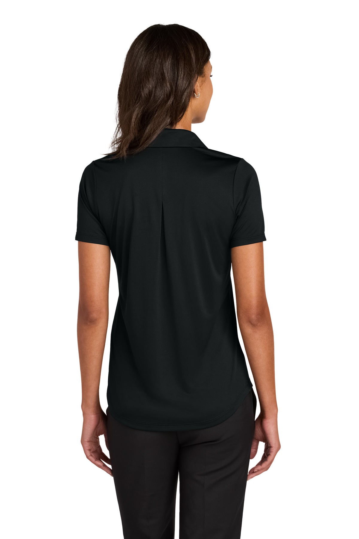Custom Embroidered Mercer+Mettle Women's Recharge Jersey Polo MM1021,Deep Black