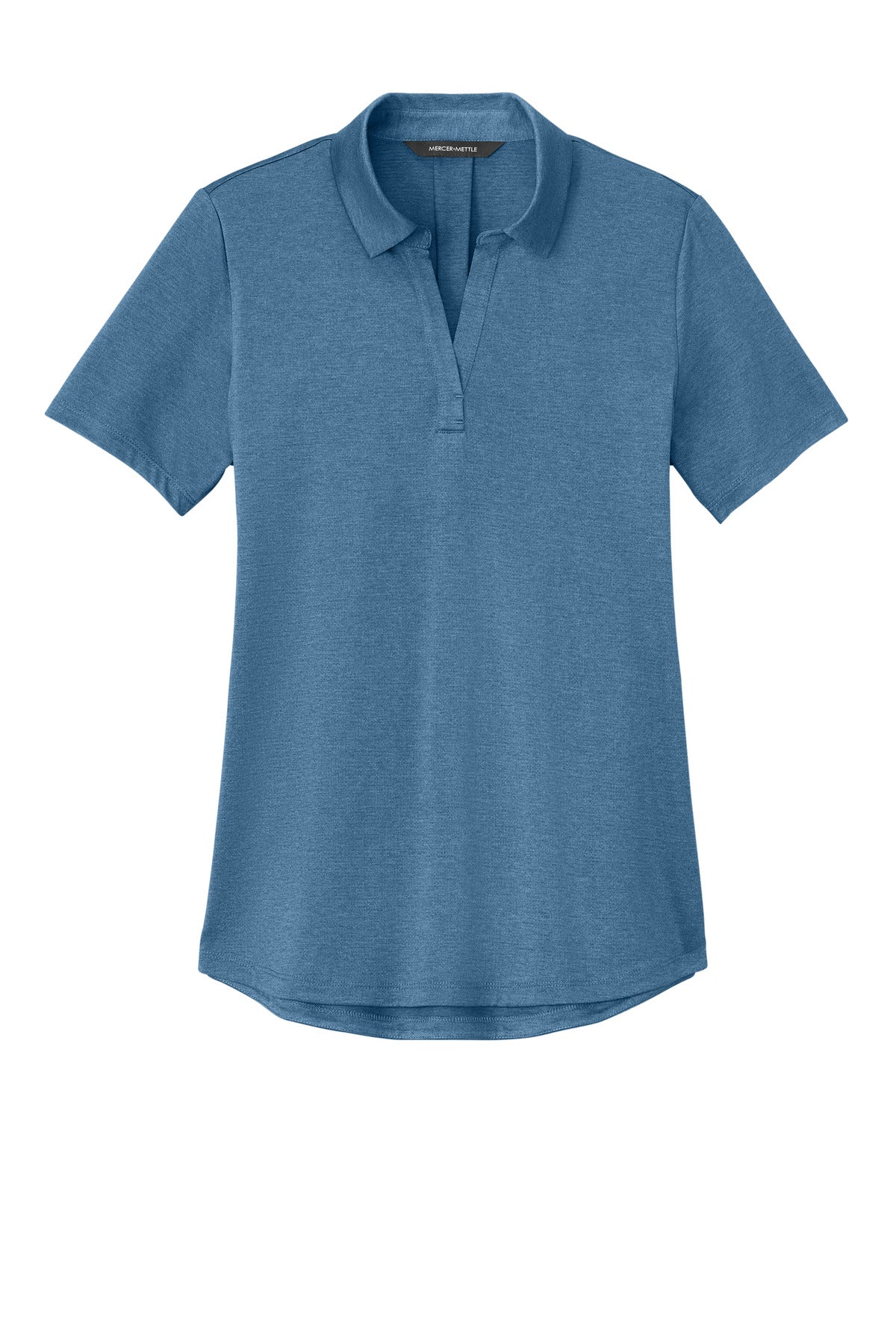 Custom Embroidered Mercer+Mettle Polos/Knits in Harbor Blue Heather
