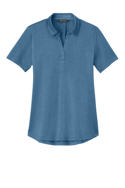 Custom Embroidered Mercer+Mettle Polos/Knits in Harbor Blue Heather
