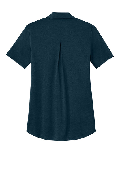 Custom Embroidered Mercer+Mettle Polos/Knits in Insignia Blue Heather