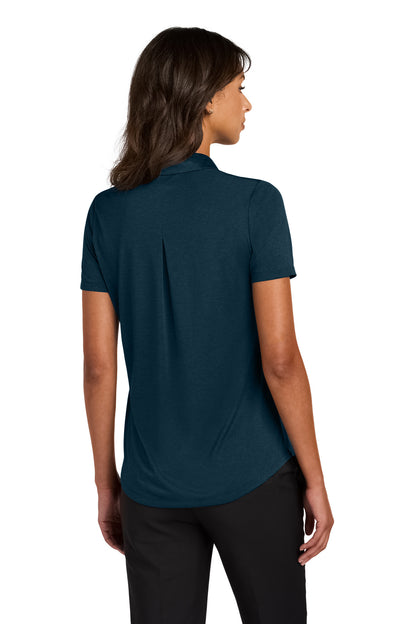 Custom Embroidered Mercer+Mettle Women's Recharge Jersey Polo MM1021,Insignia Blue Heather