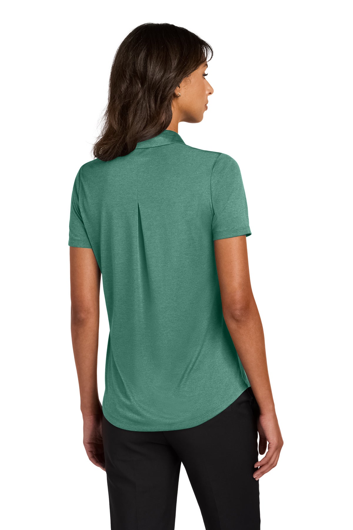 Custom Embroidered Mercer+Mettle Polos/Knits in Sage Heather