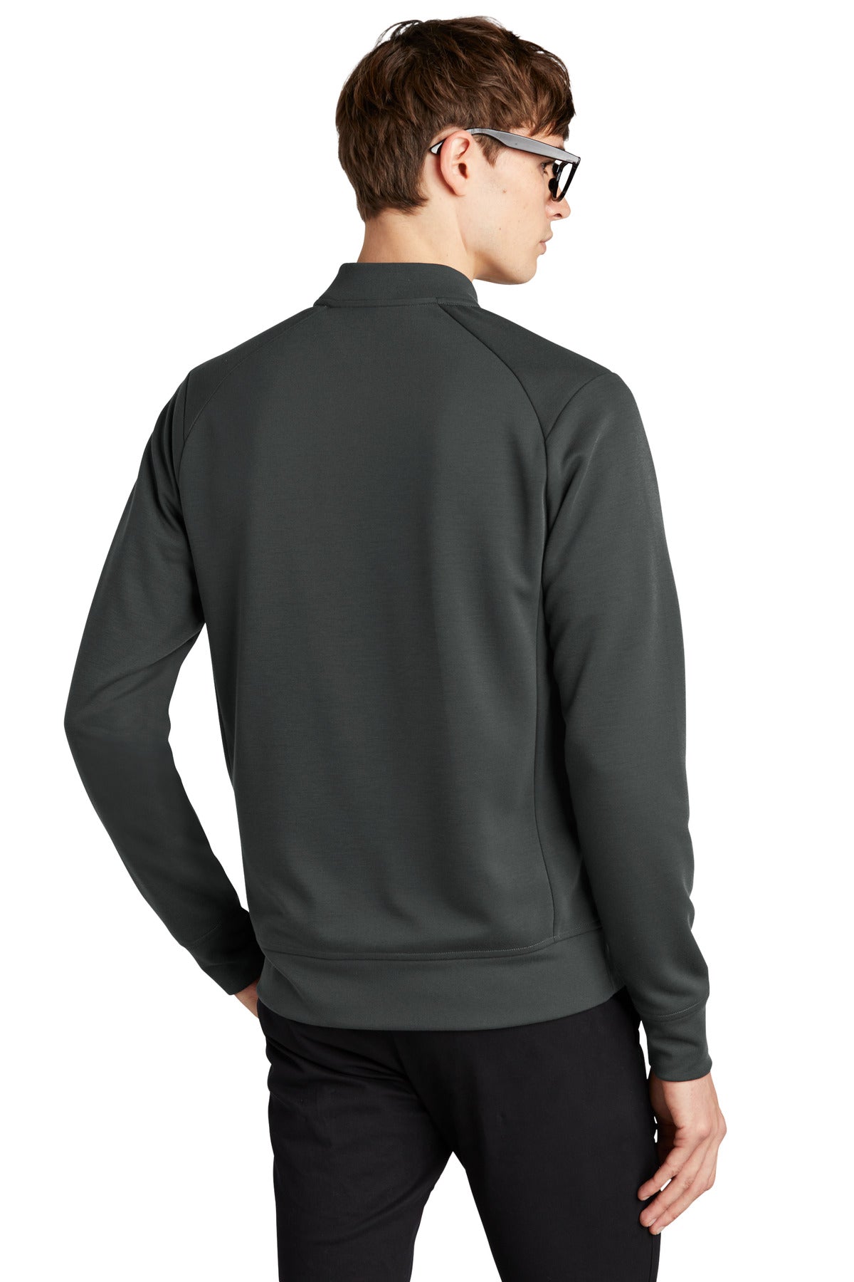 Custom Embroidered Mercer+Mettle Double-Knit Bomber MM3000,Anchor Grey