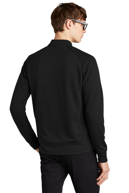 Custom Embroidered Mercer+Mettle Double-Knit Bomber MM3000,Deep Black