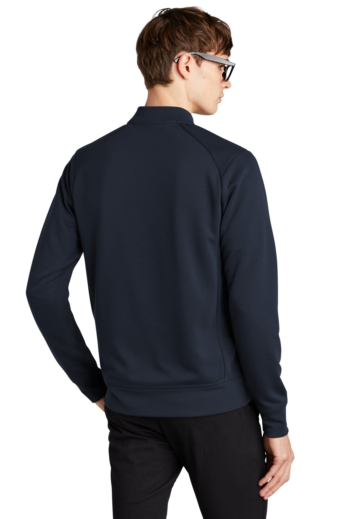 Custom Embroidered Mercer+Mettle Double-Knit Bomber MM3000,Night Navy