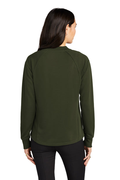 Custom Embroidered Mercer+Mettle Women's Double-Knit Bomber MM3001,Townsend Green