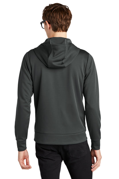 Custom Embroidered Mercer+Mettle Double-Knit Full-Zip Hoodie MM3002,Anchor Grey